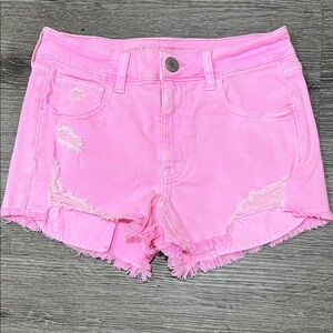American Eagle Outfitters Pink Jean Shorts
